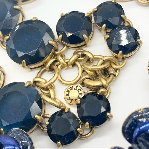 J. Crew Midnight Floral Navy Necklace - Picture 4 of 6